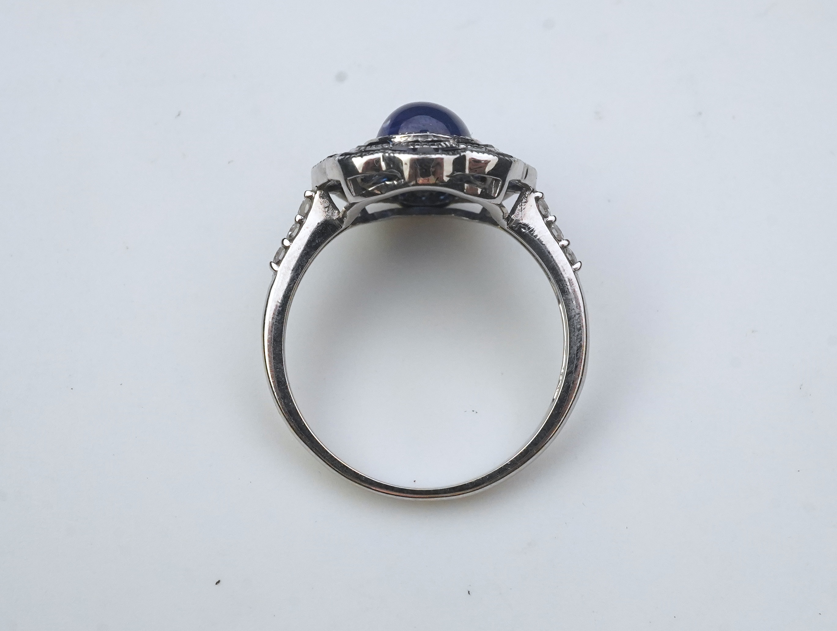 A sapphire ring